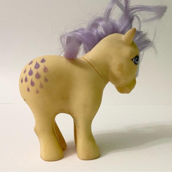Vintage 1982 Hasbro My Little Pony G1 Lemon Drop MLP Doll Horse Figure - Picture 7 of 16